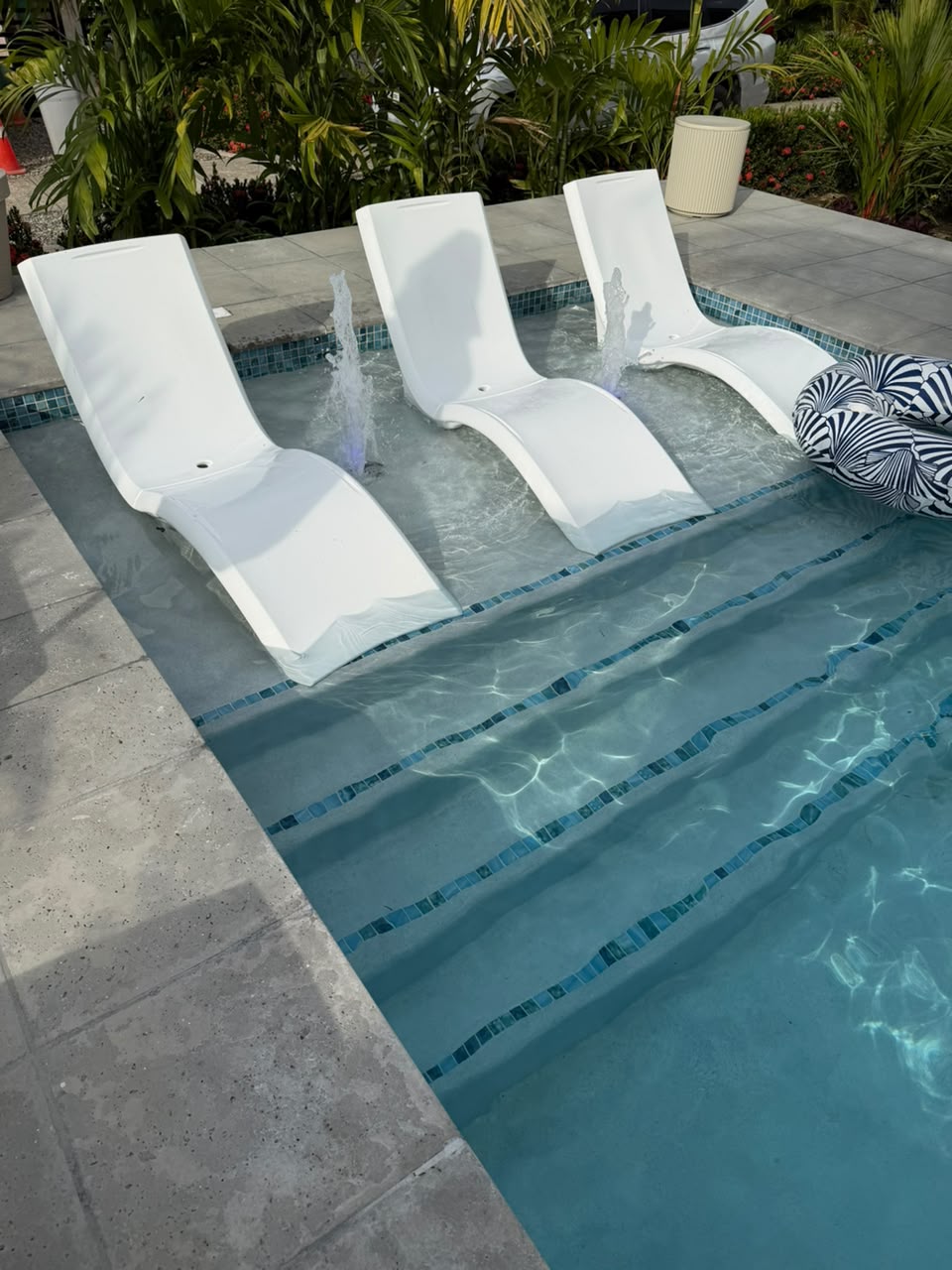 Jacuzzi exterior de lujo